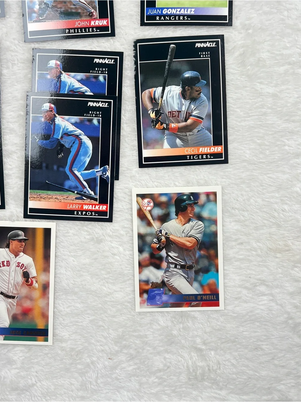 29 Card MLB Baseball Lot Pinnacle & Topps Mattingly Smoltz Biggio Yount Walker